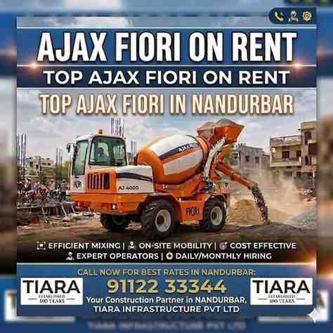 Ajax Fiori on Rent in Nandurbar | Self-Loading Mixer Rental Services